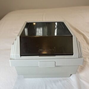 Vintage Memorex Floppy Disk Storage Case With‎ Dividers